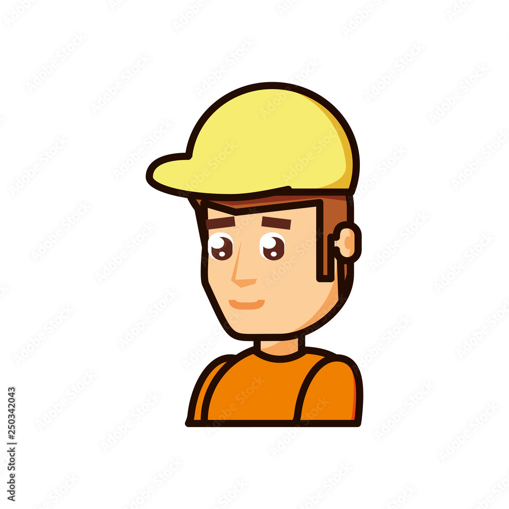 construction worker avatar character