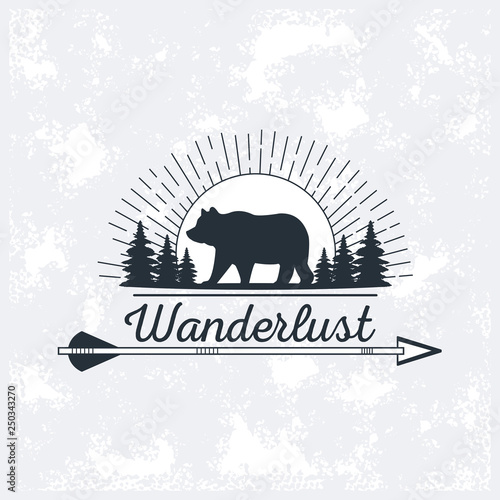 wanderlust adventure logo