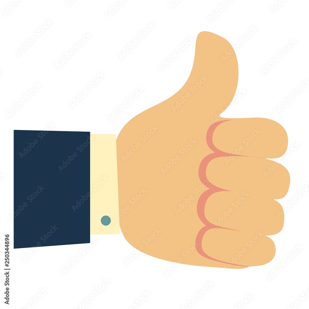 Thumb up symbol, finger up icon vector illustration. like. Thumb up symbol, finger up icon vector illustration. like.