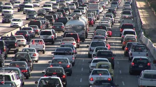 View of Freeway in Los Angeles United States