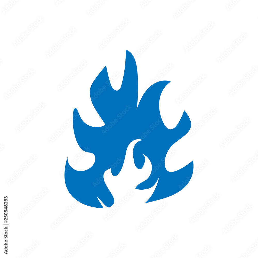 Flame icon design template vector isolated Flame icon design template vector isolated