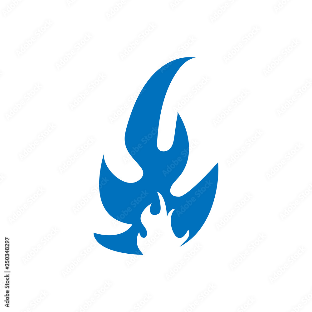Flame icon design template vector isolated Flame icon design template vector isolated