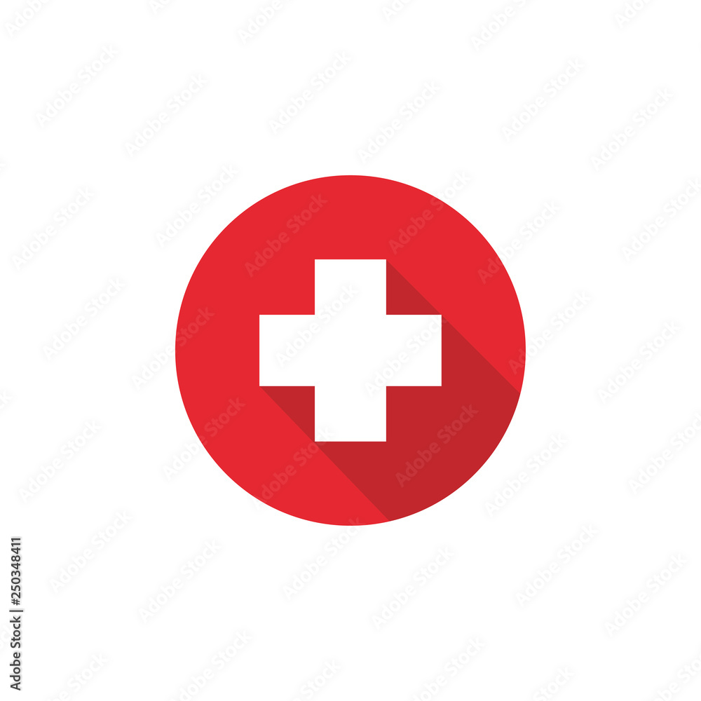 First aid icon design template vector isolated First aid icon design template vector isolated