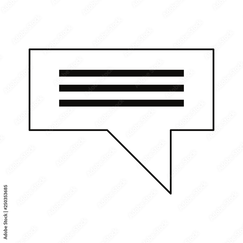 speech bubble message speech bubble message