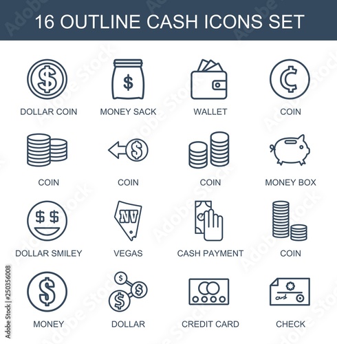 16 cash icons