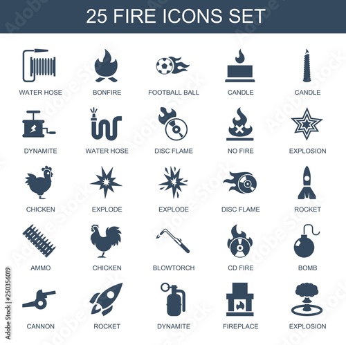 25 fire icons