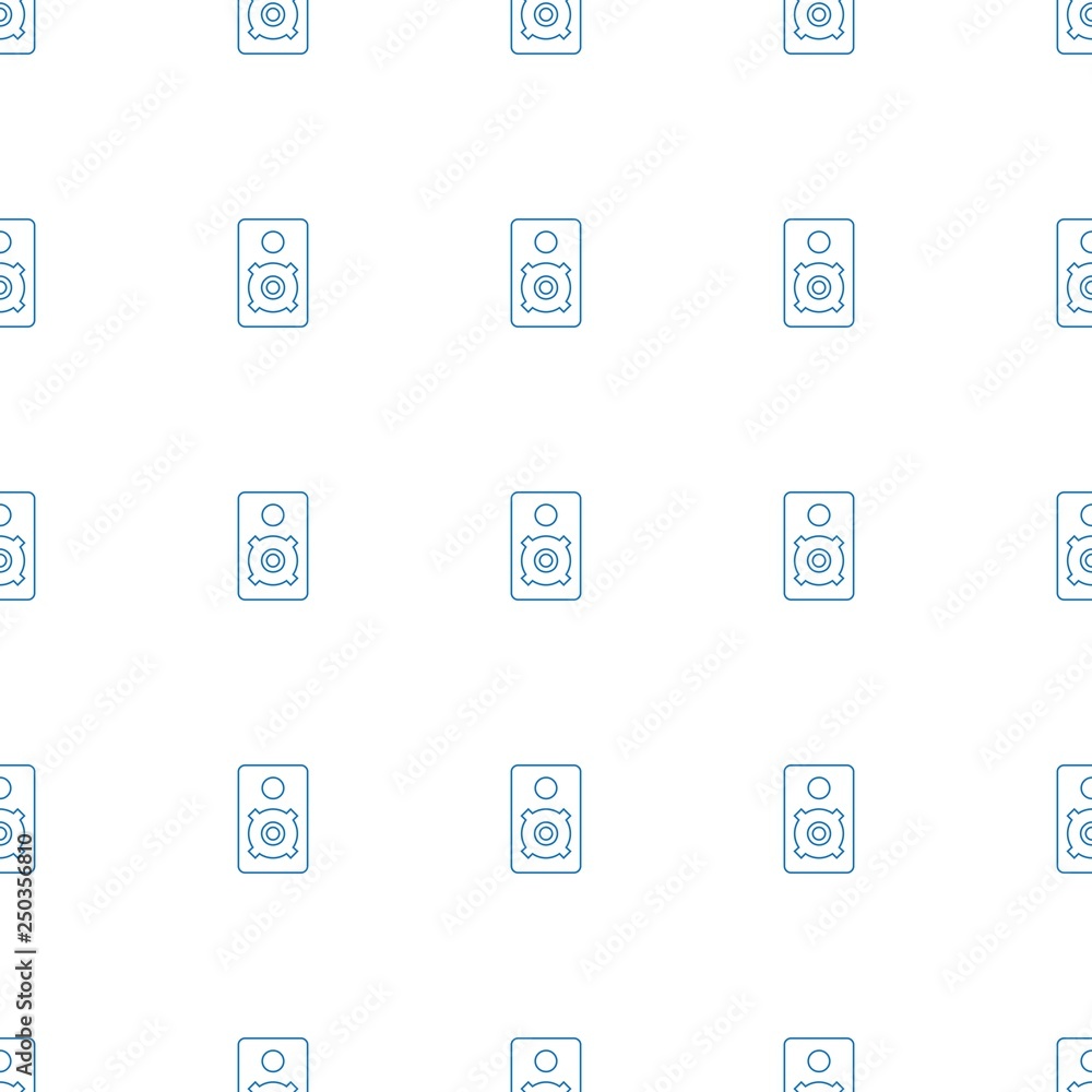 loudspeaker icon pattern seamless white background