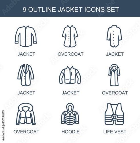 9 jacket icons