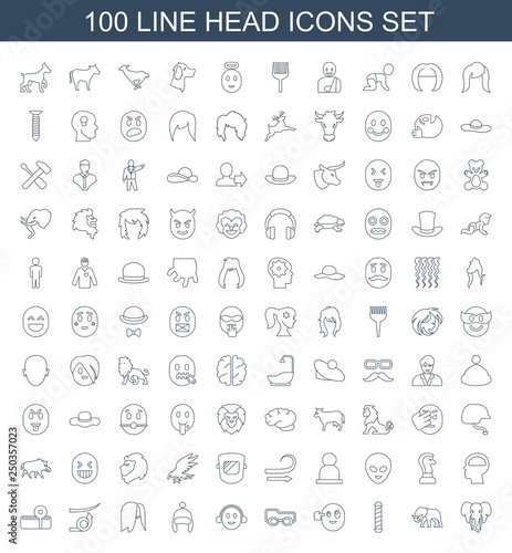 100 head icons