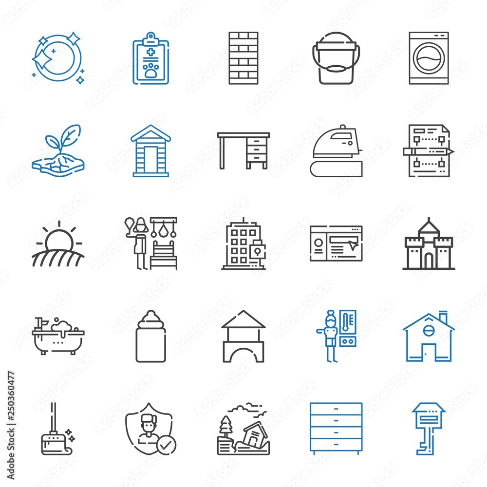house icons set house icons set