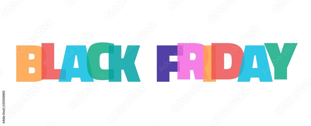 Black Friday word concept Black Friday word concept