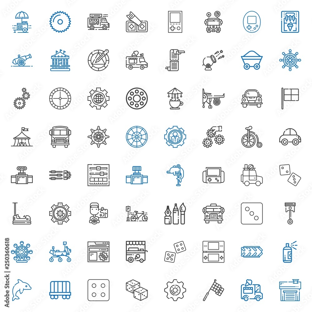 wheel icons set wheel icons set