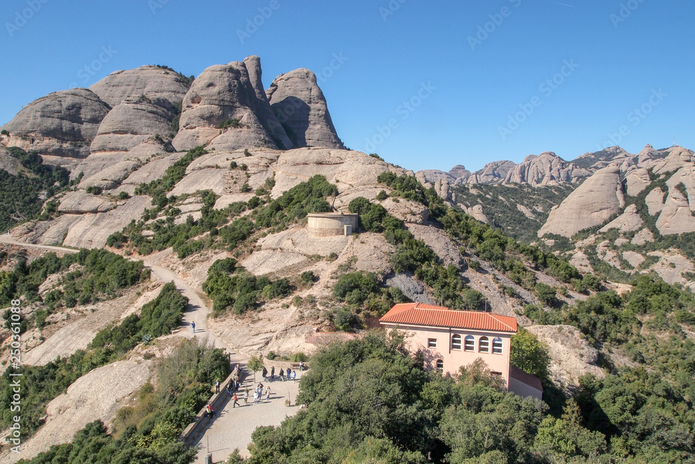 Montserrat monastery in Catalonia