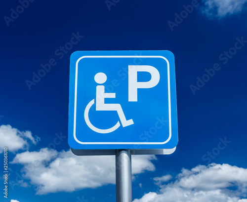Signs ramp for disabled