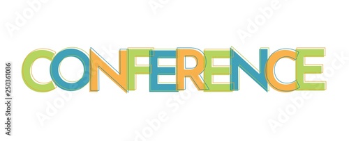 Conference word concept