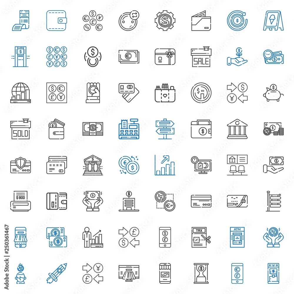 dollar icons set dollar icons set