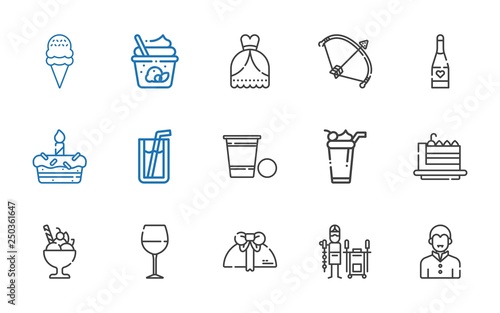 party icons set