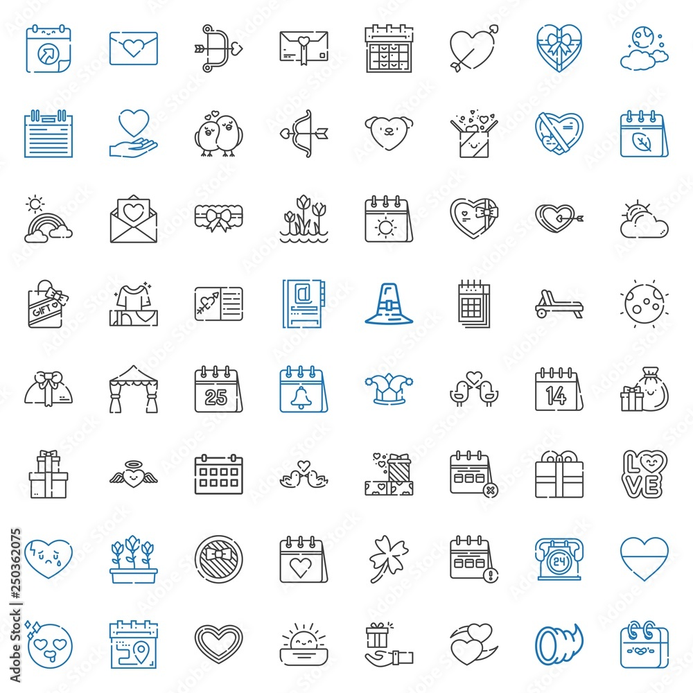 day icons set day icons set
