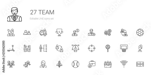 team icons set