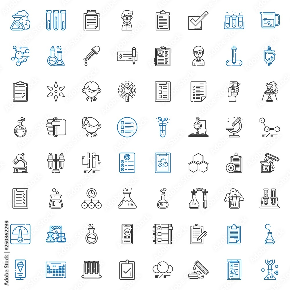 test icons set