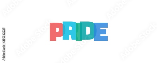 Pride word concept