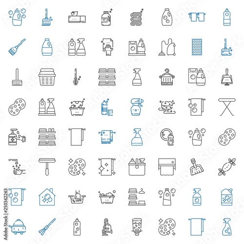 cleaner icons set