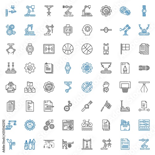 gear icons set
