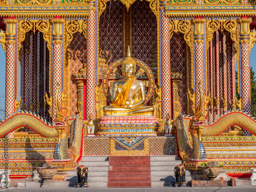 Buddhist temple in Huai Yai, Chonburi, Thailand