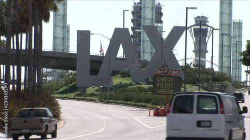 Close view of an intersection in Los Angeles United States