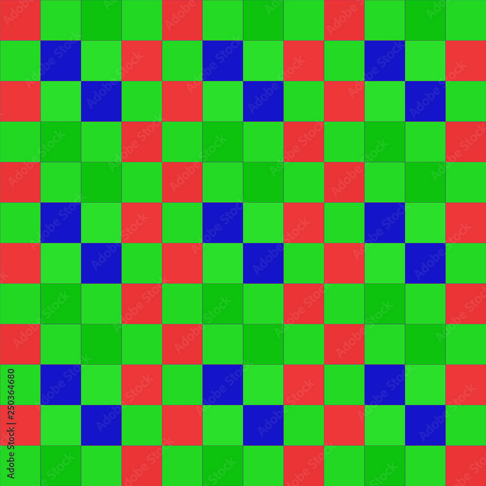 Seamless pattern background from a variety of multicolored squares.