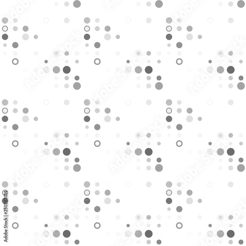 Seamless abstract pattern background with a variety of colored circles.