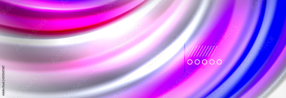 Abstract wave lines liquid fluid rainbow style color stripes background. Artistic illustration for presentation, app wallpaper, banner or poster Abstract wave lines liquid fluid rainbow style color stripes background. Artistic illustration for presentation, app wallpaper, banner or poster