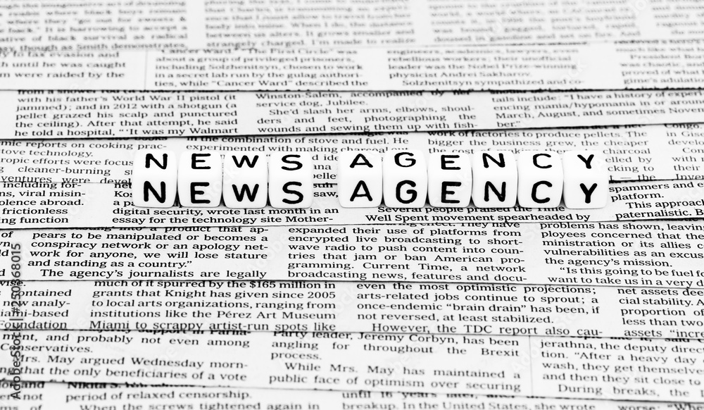 Obraz premium News agency