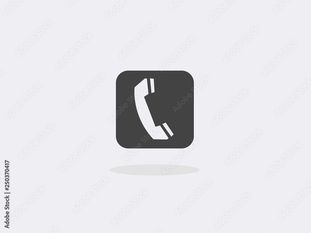 phone icon on white background phone icon on white background