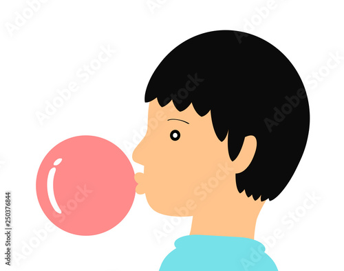 風船ガム Stock イラスト Adobe Stock