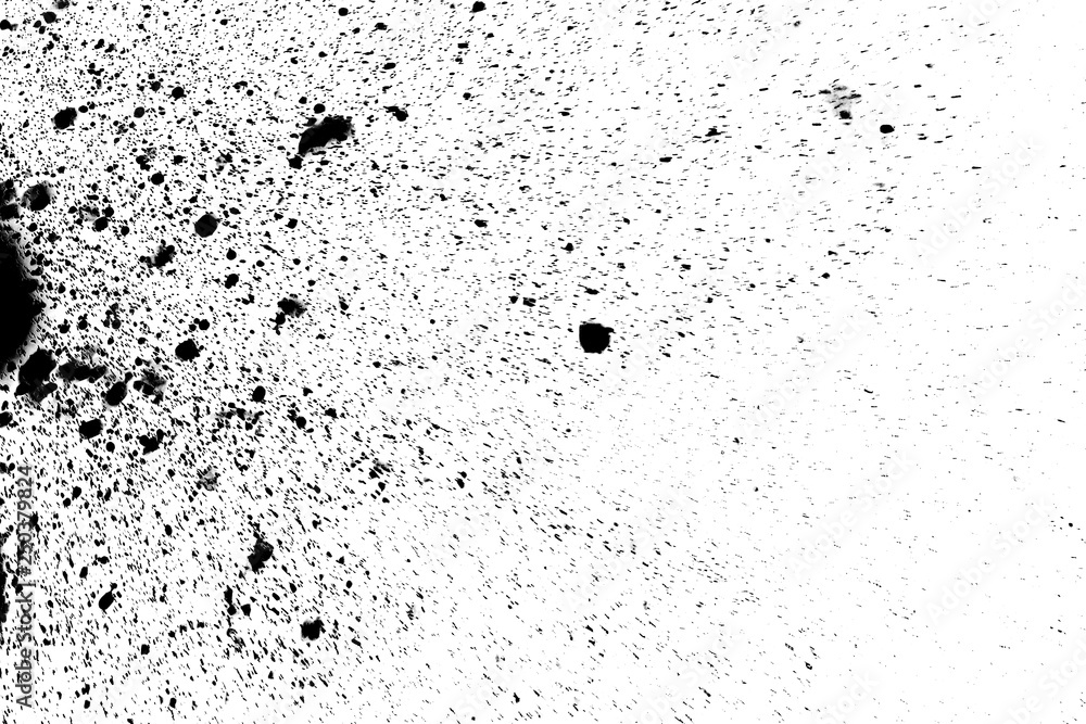 black spots splashing on white background black spots splashing on white background