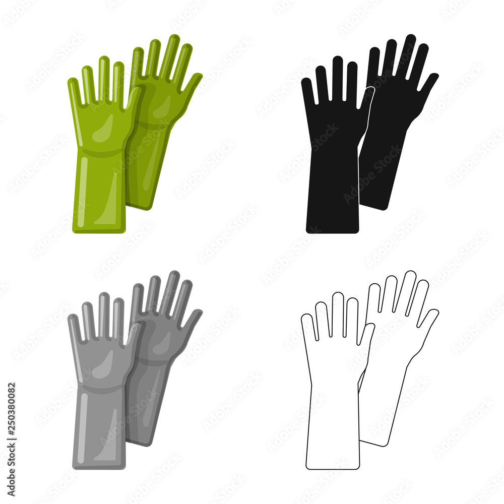 Vector illustration of cleaning and service icon. Set of cleaning and household stock symbol for web. Vector illustration of cleaning and service icon. Set of cleaning and household stock symbol for web.