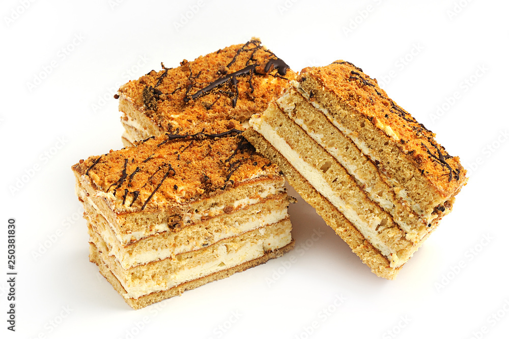Sweet cookies isolated on a white background Sweet cookies isolated on a white background