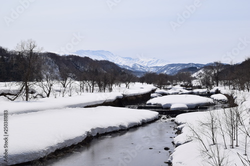 小川の雪溶け、春近し © FRANK