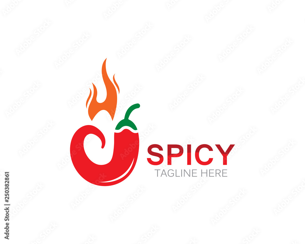 chili logo template vector icon illustration design chili logo template vector icon illustration design