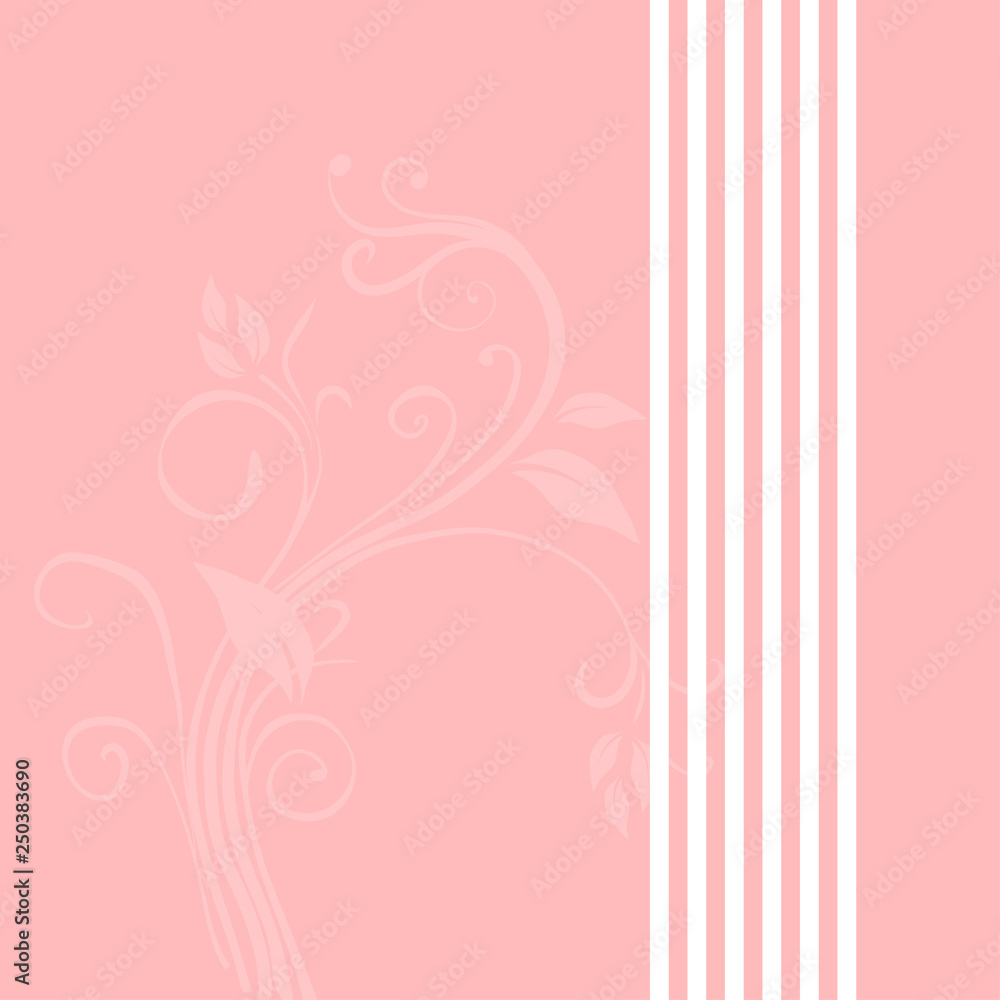 A Vine Texture Pink Greeting Card Background