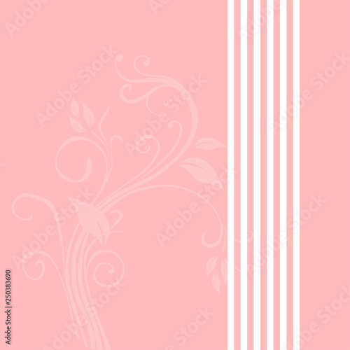 A Vine Texture Pink Greeting Card Background