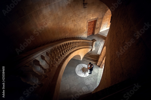 Beautiful romantic wedding in Alhambra photo