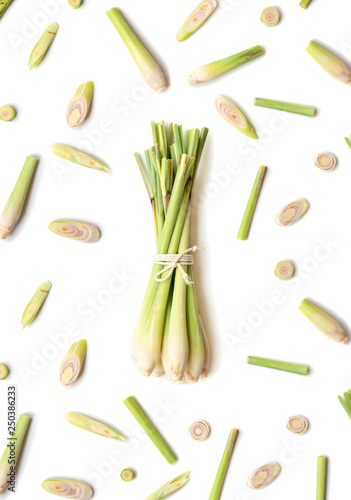 lemongrass tied with rope