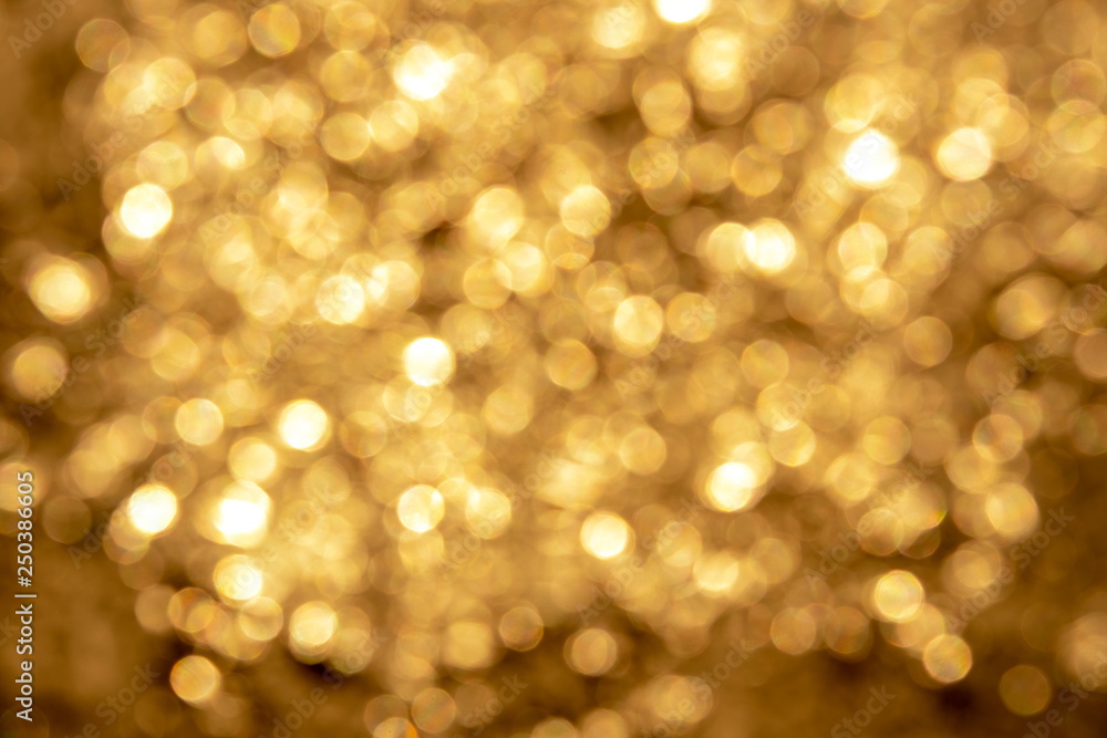 Obraz premium Gold bokeh light texture background