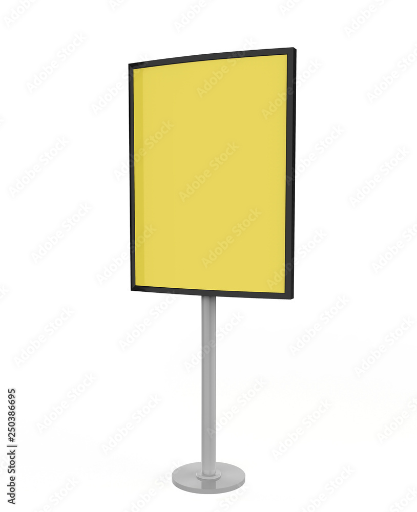 blank Display Advertising Stand. 3d illustration blank Display Advertising Stand. 3d illustration
