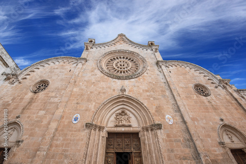 Roman Catholic cathedral in Ostuni, Brindisi, Apulia - Puglia, Italy. The dedication is to the Assumption of the Virgin Mary (Concattedrale di Santa Maria Assunta photo