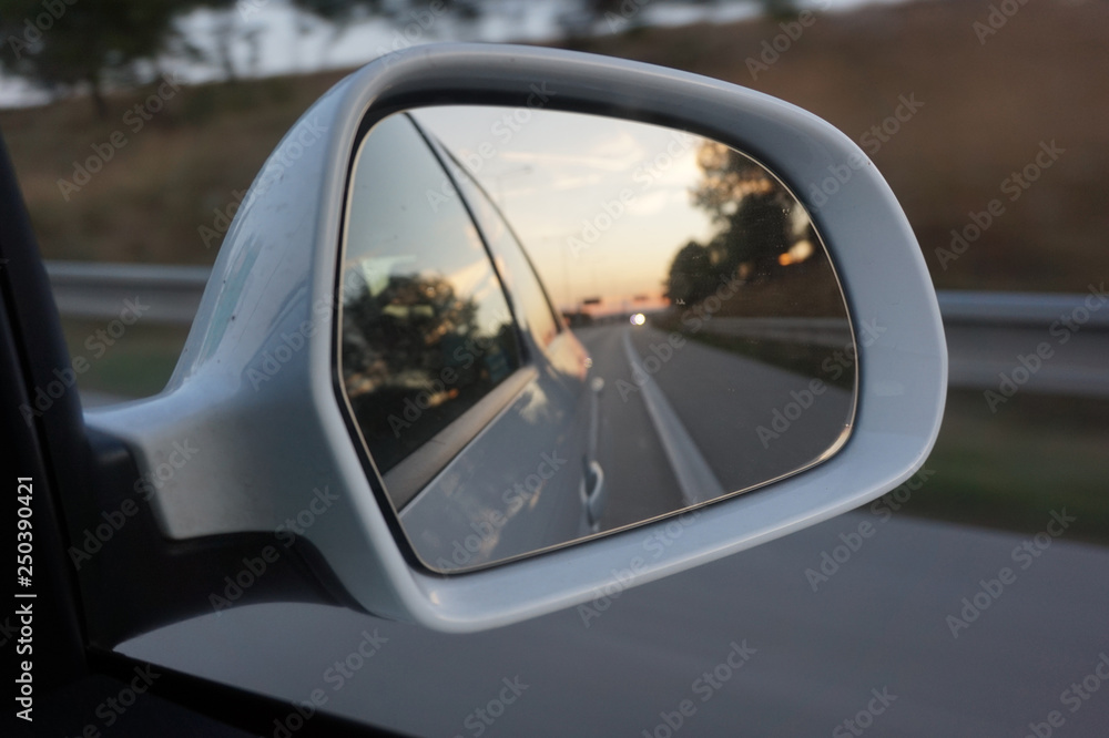 Obraz premium car mirror as nice background