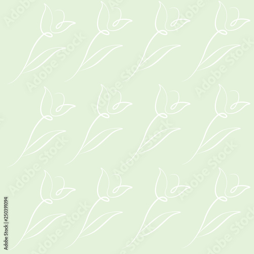 Tulip spring pattern
