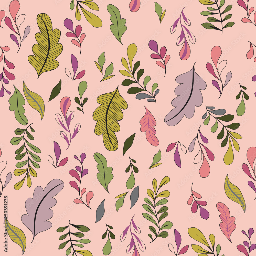 Texture with flowers and plants. Floral ornament. Original flowers pattern. Texture with flowers and plants. Floral ornament. Original flowers pattern.